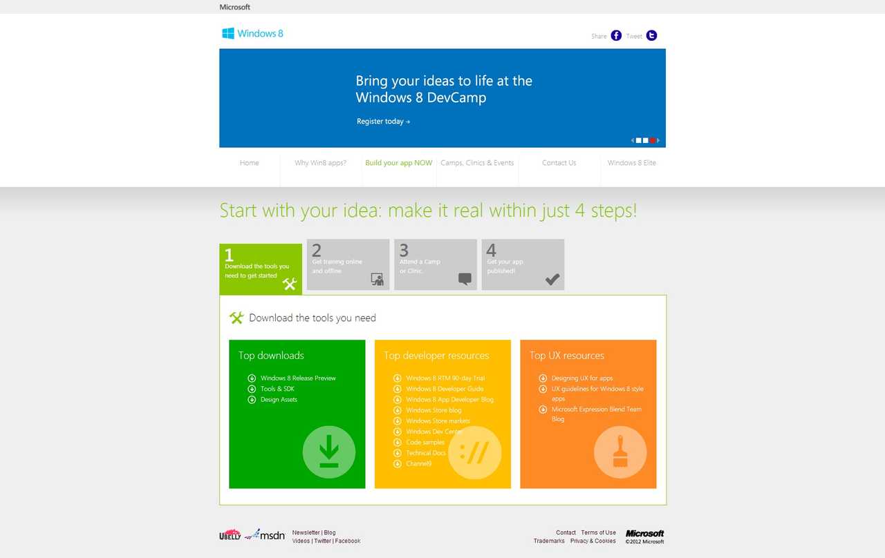 Windows 8 Campaign - Just 4 Steps