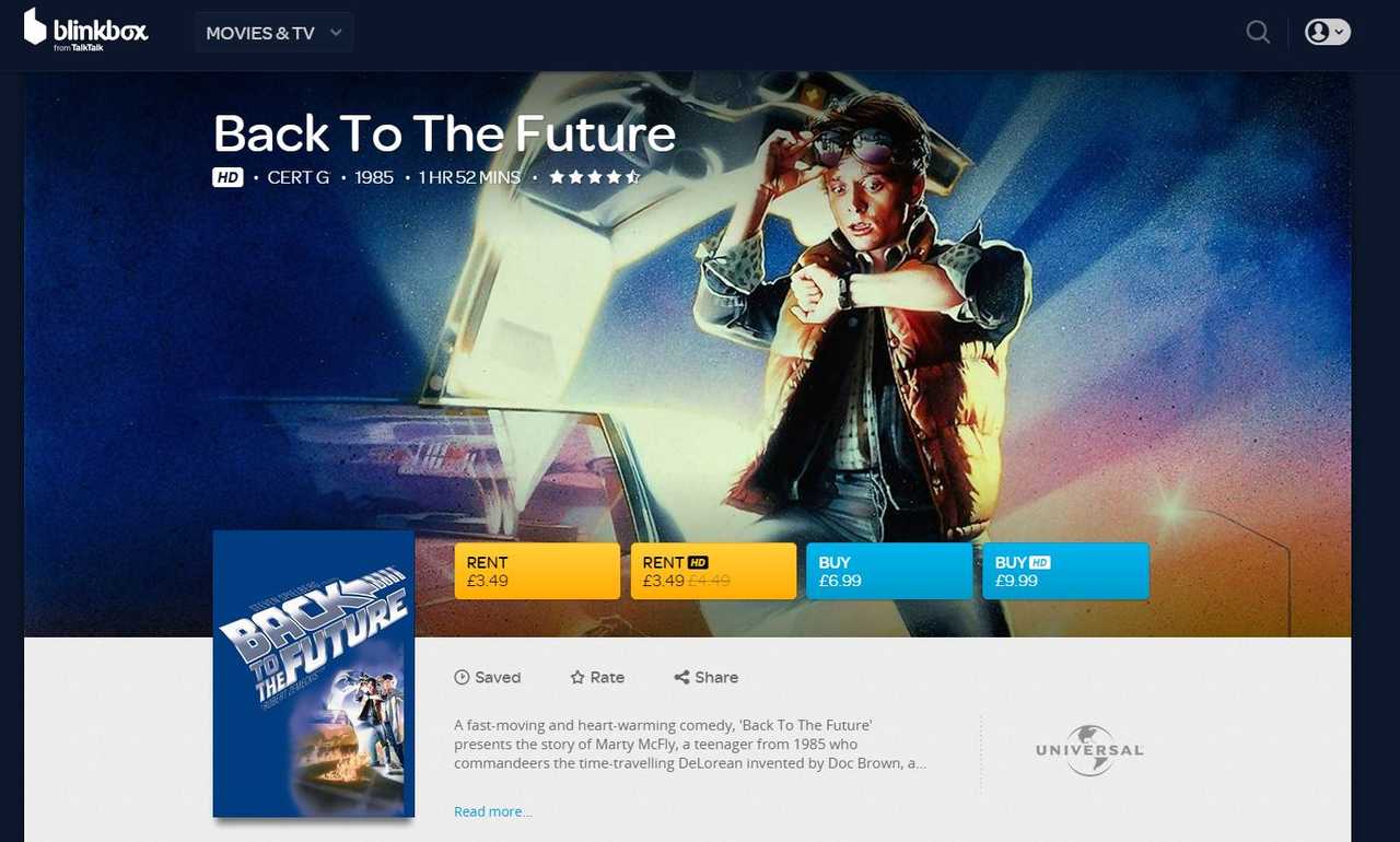 blinkbox product page