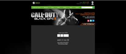 Call of Duty Black Ops II - Stream AgeGate