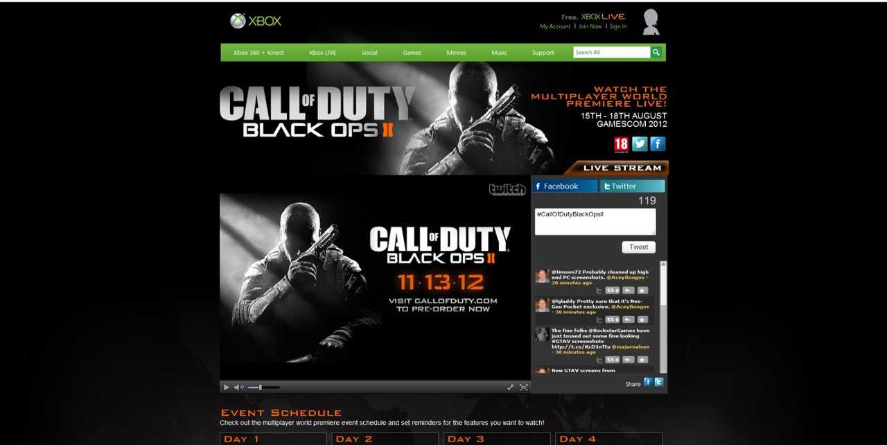 Call of Duty Black Ops II - Live Stream